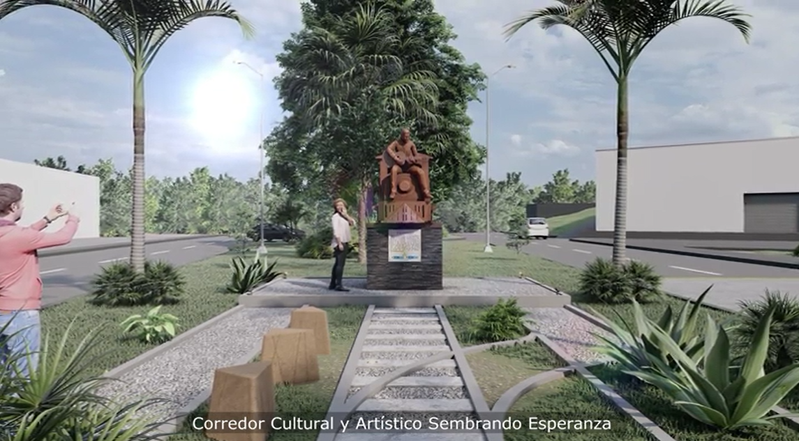 El monumento a Petronio Álvarez “El Cuco” en Buenaventura, será entregado el 23 de diciembre
