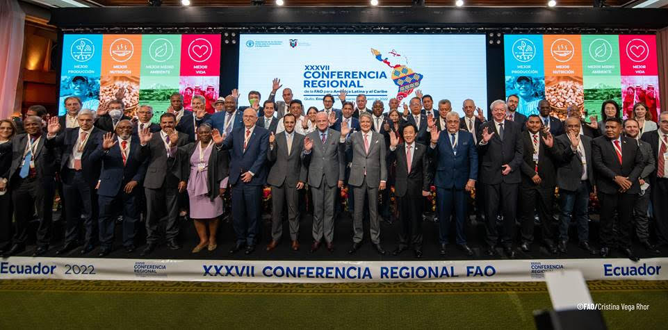 Los países de América Latina y el Caribe establecieron tres prioridades regionales para la FAO