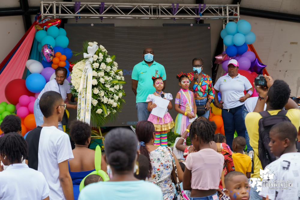 Fue todo un éxito la celebración del Día de la Ni&ntilde;ez por parte de la Administración Distrital de Buenaventura