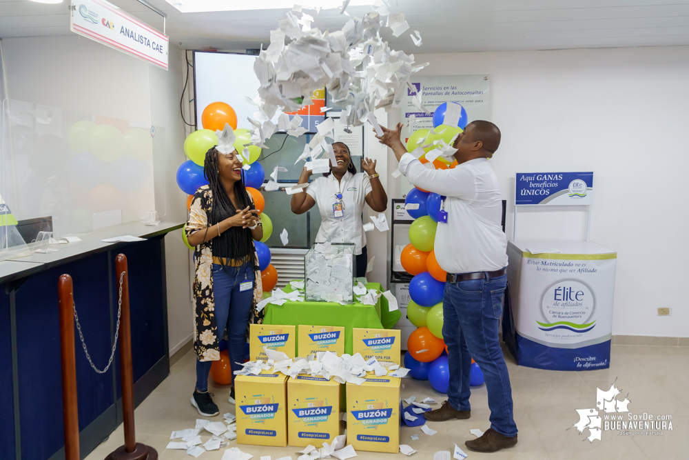 La Cámara de Comercio de Buenaventura realizó el sorteo del Buzón Ganador en el mes de las madres