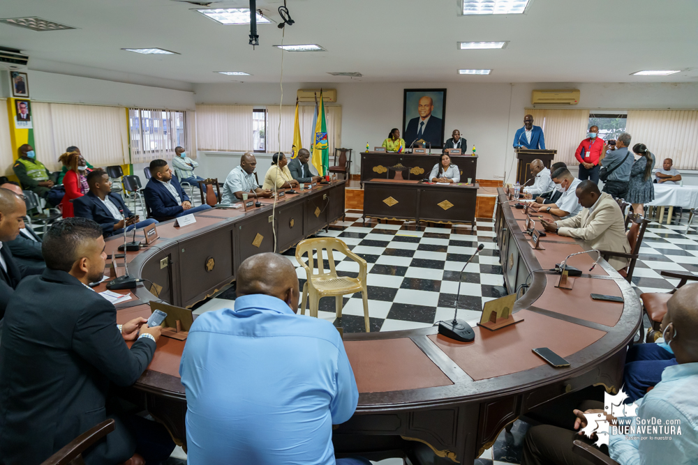 Se realizó la instalación del segundo periodo de sesiones ordinarias del a&ntilde;o 2022 en el Concejo Distrital de Buenaventura