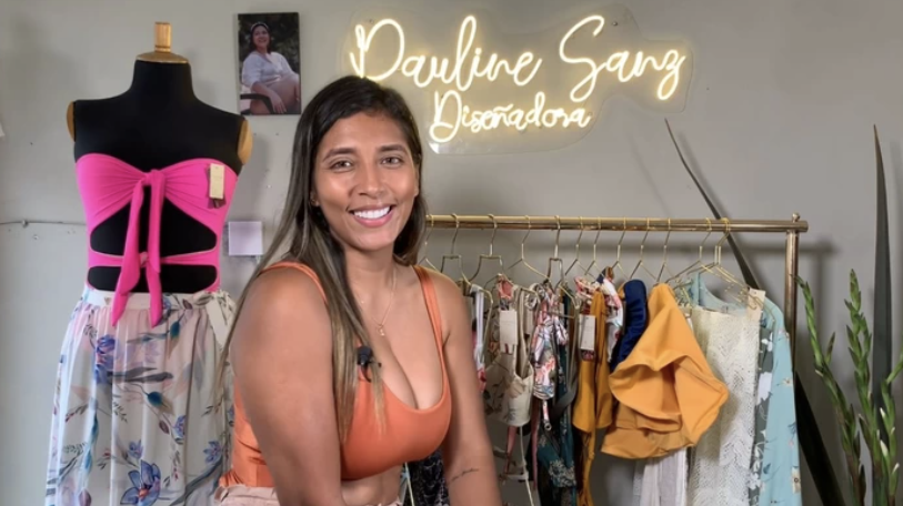 Entre alfileres e hilos, la dise&ntilde;adora Pauline Sanz se consolida en el mundo de la moda desde Siloé