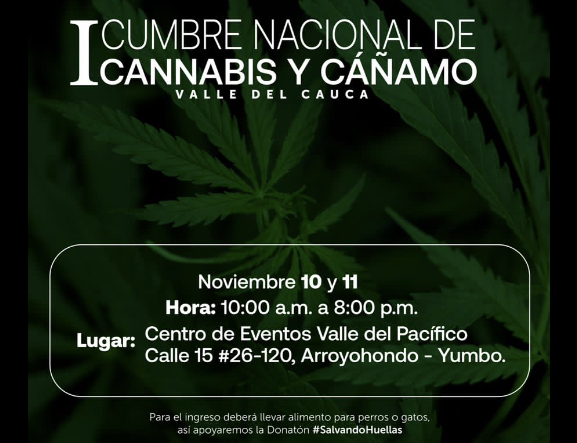 Ya llega la I Cumbre Nacional de Cannabis y Cá&ntilde;amo, el Valle será epicentro de este encuentro