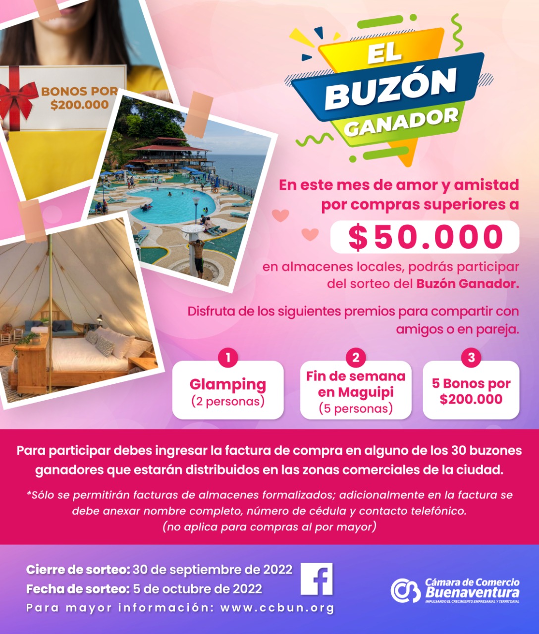 Buzón Ganador 2023 Día de la Madre, de la estrategia Compra Local de la Cámara de Comercio de Buenaventura