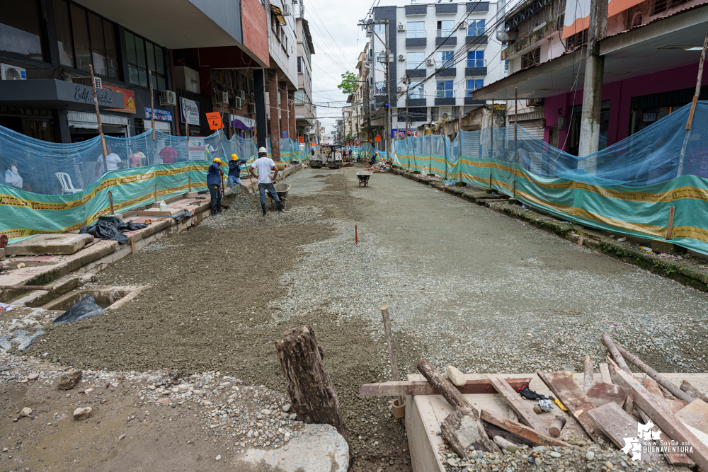 En junio de 2023 se estaría entregando el primer tramo de las obras que se adelantan en el centro de Buenaventura calle 2á