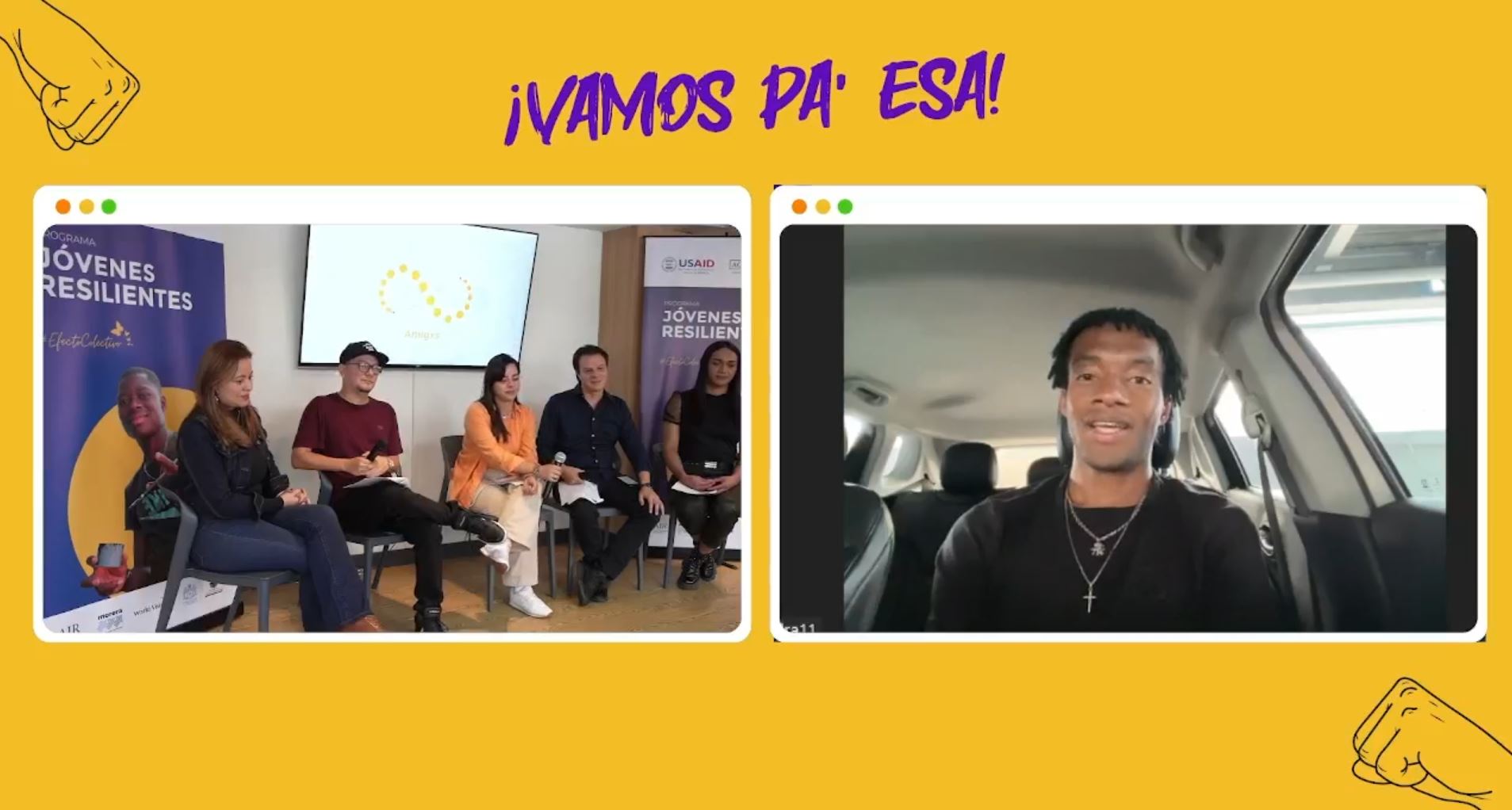 Juan Cuadrado y Johana Bahamón presentaron “Vamos pa&rsquo; esa”, campa&ntilde;a que empodera 8 mil jóvenes del país