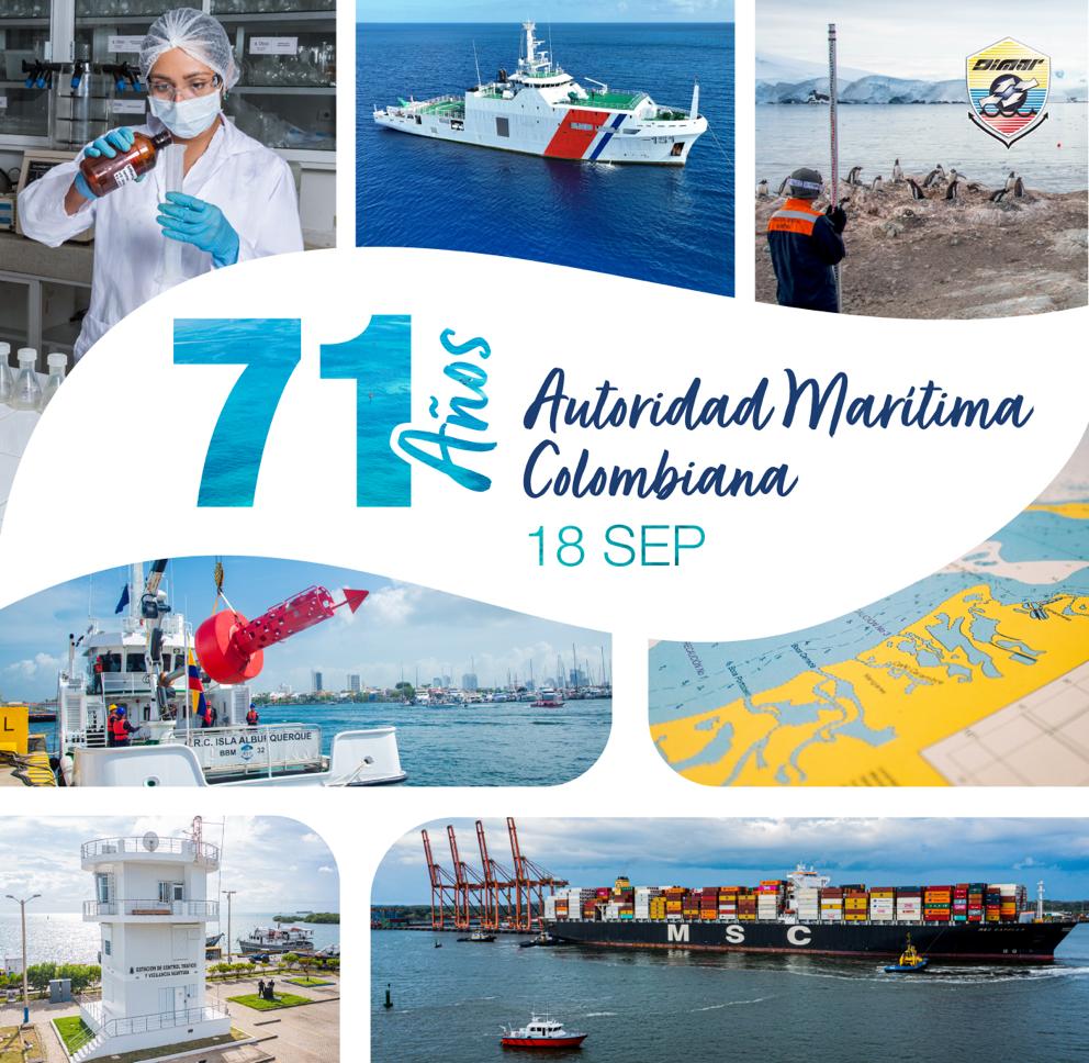 Navegando hacia la proyección de Colombia como potencia bioceánica: 71 a&ntilde;os de la Dirección General Marítima