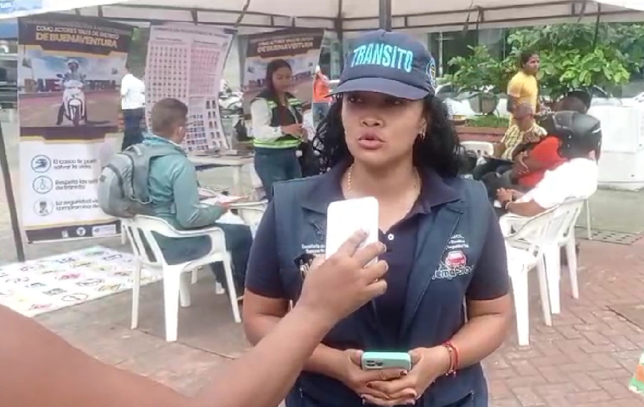 Avanza campa&ntilde;a de sensibilización a motociclistas como actores viales en Buenaventura