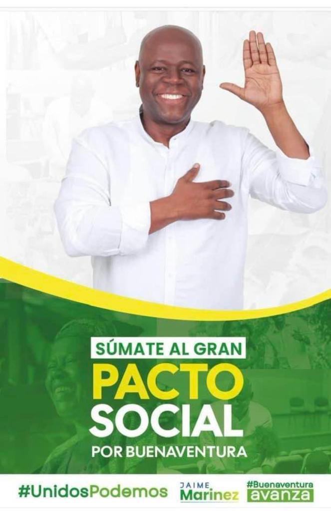 Carta del candidato a la Alcaldía Distrital de Buenaventura Jaime Marínez