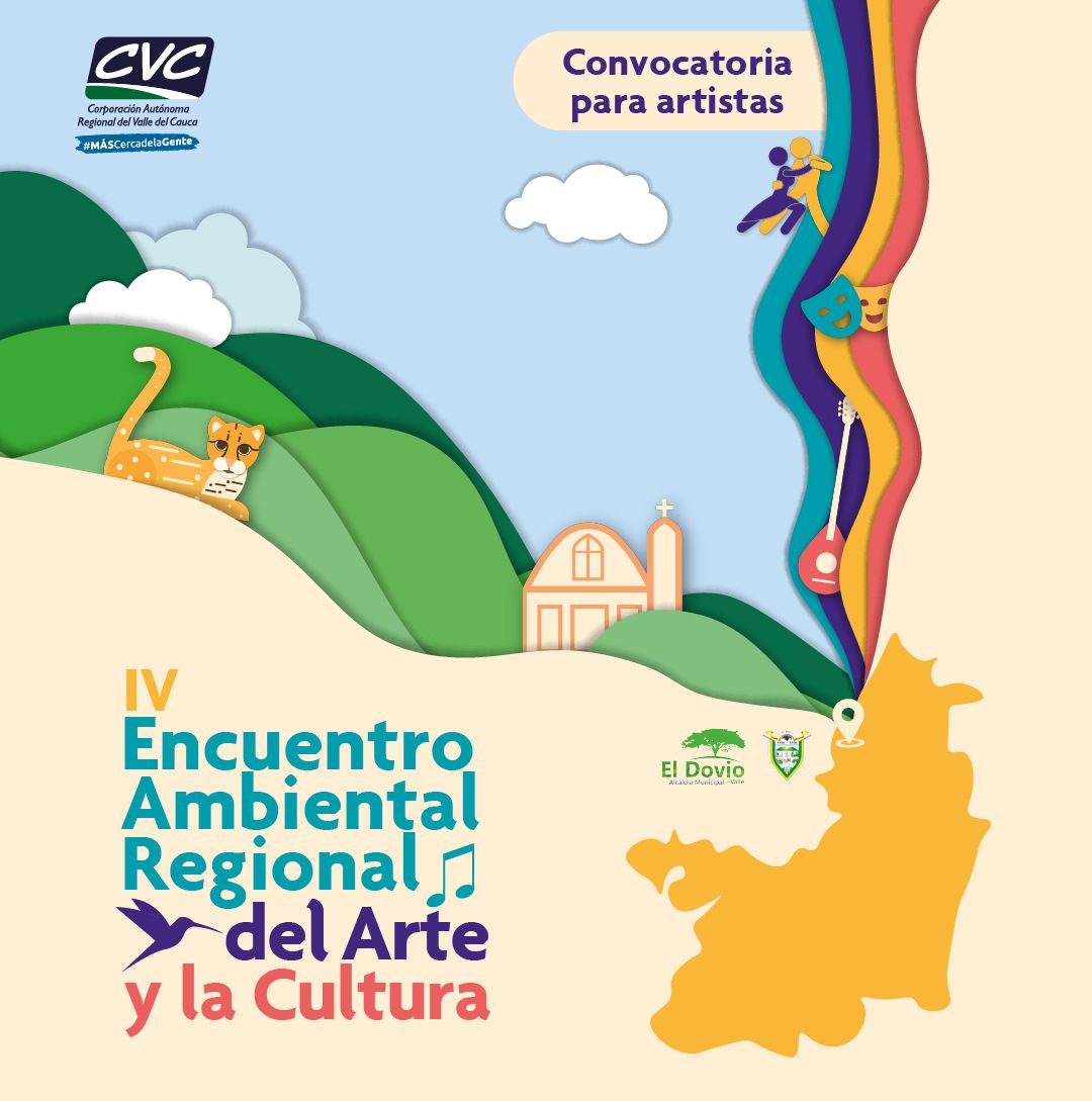 Hasta el 13 de septiembre está abierta la convocatoria de la CVC para el encuentro de arte y cultura ambiental en EL Dovio, Valle del Cauca