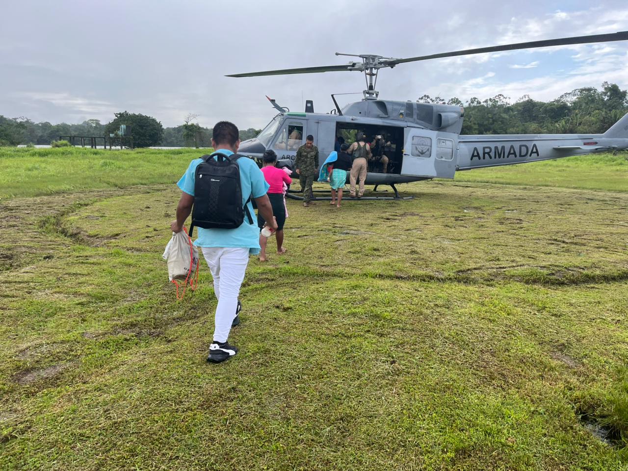 Dos ni&ntilde;os indígenas fueron evacuados en el Litoral del San Juan, Chocó, por complicaciones médicas