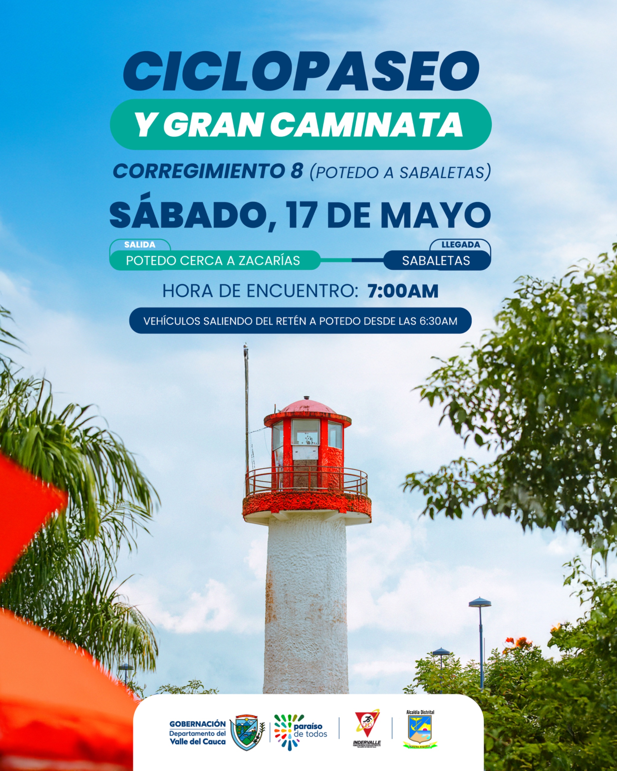 Con ciclopaseo y caminata la Gobernación entregará rehabilitación de la vía Simón Bolívar