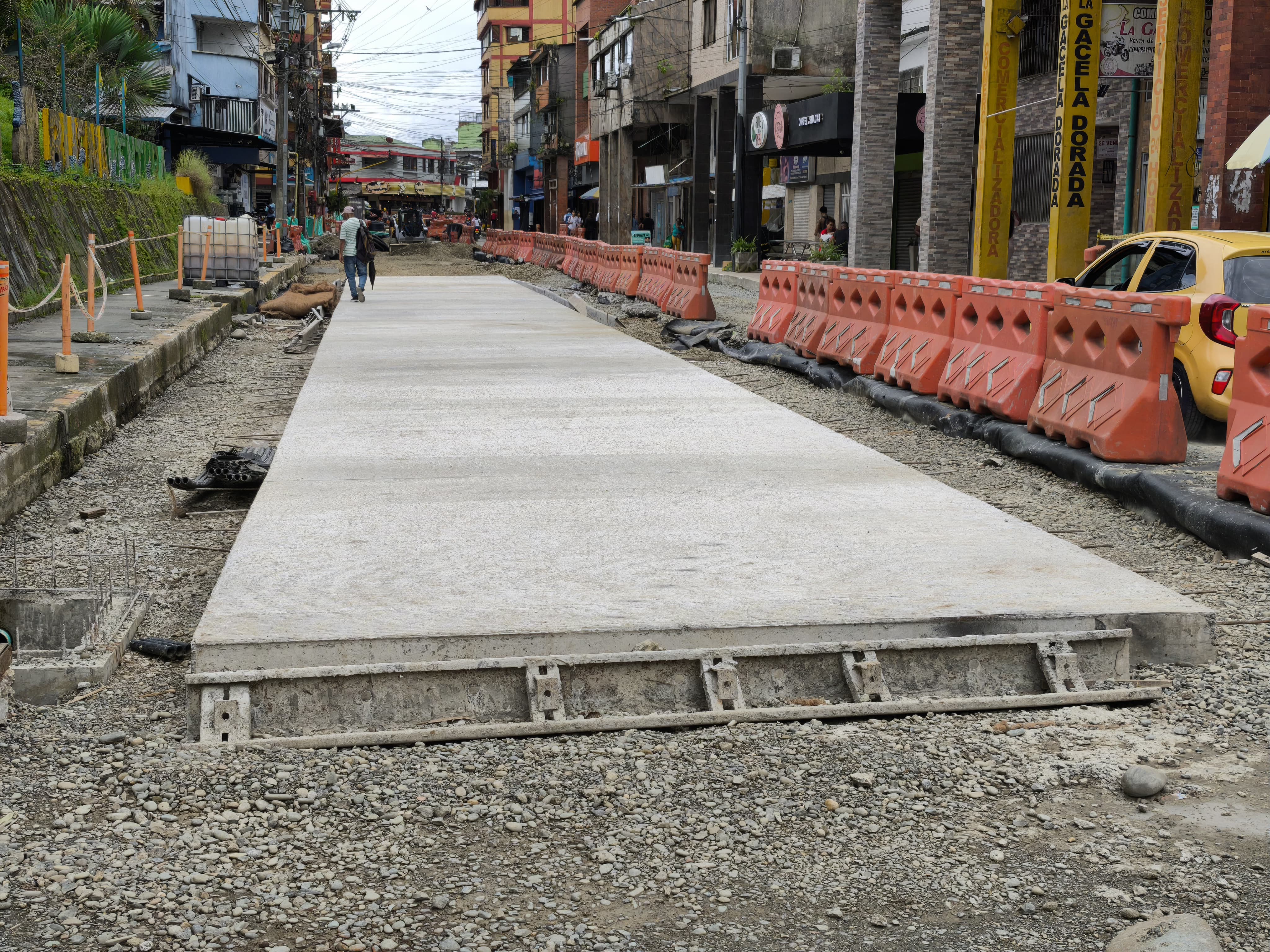 Información sobre obras de reposición de pavimento en el sector Catedral - F8 en Buenaventura
