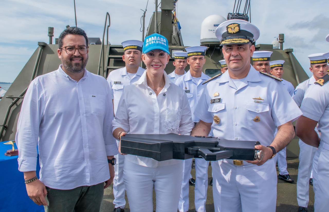 En Buenaventura, la Armada Nacional ya cuenta con moderno sistema antidrones, gracias a la Tasa de Seguridad