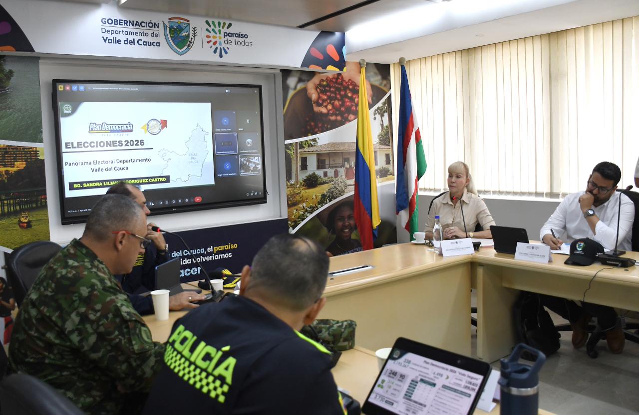 El Valle del Cauca garantiza seguridad en todos los puestos de votación para las elecciones del 8 de marzo sin traslado de mesas