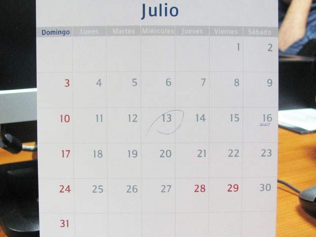 Julio tendrá cinco viernes, cinco sábados y cinco domingos