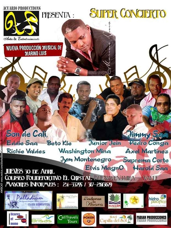 Gran Superconcierto nueva producción musical de Marino Luis
