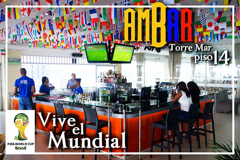 Ambar Torre Mar te espera para que disfrutes rodos los partidos del Mundial de Fútbol Brasil 2014