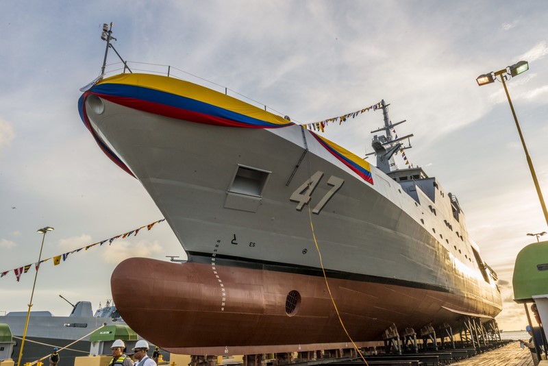 Nuevo buque de la Armada Nacional ARC “7 de agosto” será puesto en servicio en la isla de San Andrés