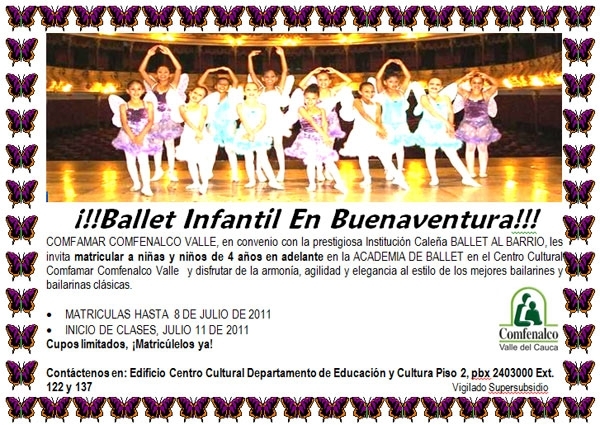 Ballet Infantil en Buenaventura