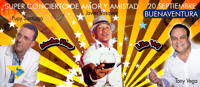 El 20 de septiembre se realizará el concierto de amor y amistad en el coliseo del Polideportivo El Cristal