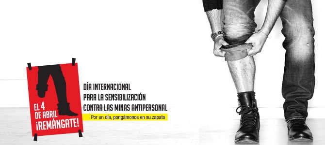 4 de abril Día Internacional para la Sensibilización contra las Minas Antipersonal