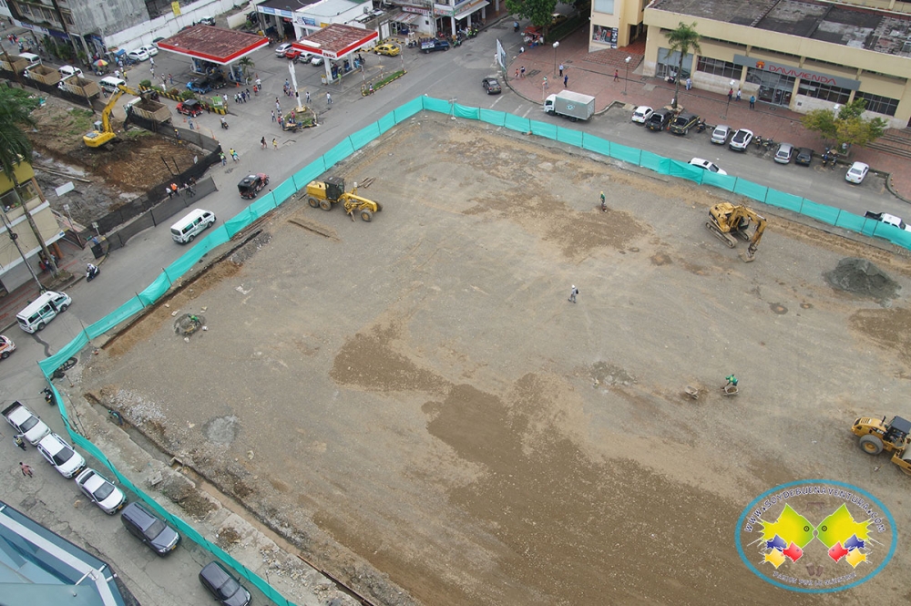 Avanzan obras del Bulevar del Centro de Buenaventura