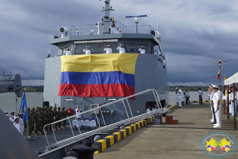 Ministro de la Defensa presidió entrega del buque ARC Golfo de Tribugá a la Fuerza Naval del Pacífico