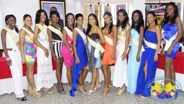 Candidatas a título de Señorita Buenaventura participaron de la rueda de prensa organizada por el Comité de Reinas