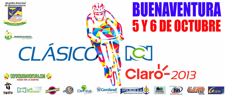 Primeras nominas confirmadas del Clásico RCN Claro 2013, septiembre 27 a octubre 6 Florencia – Buenaventura
