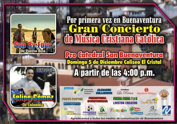 Concierto de música cristiana católica