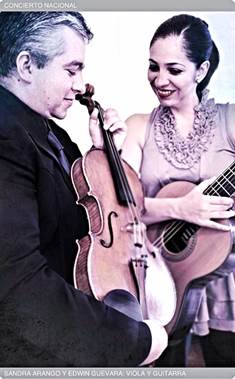 Agencia Cultural del Banco de la República invita al concierto de viola y guitarra
