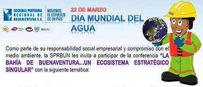 Sociedad Portuaria realiza este 21 de marzo una conferencia por el Día Mundial del Agua