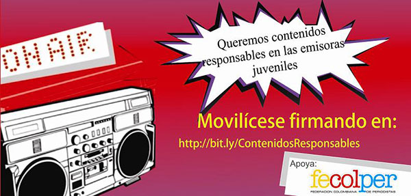 Movilización social por contenidos responsables en las emisoras