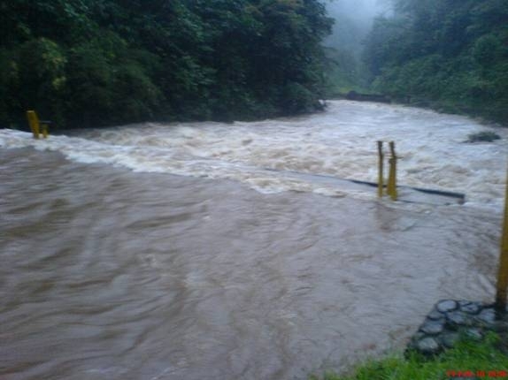 Contrario a lo que sucede en el resto del país, el invierno causa nueva creciente en el Río Escalerete