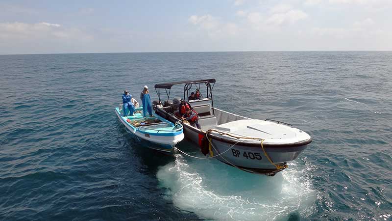 Armada Nacional inmoviliza embarcación ecuatoriana con pesca ilegal