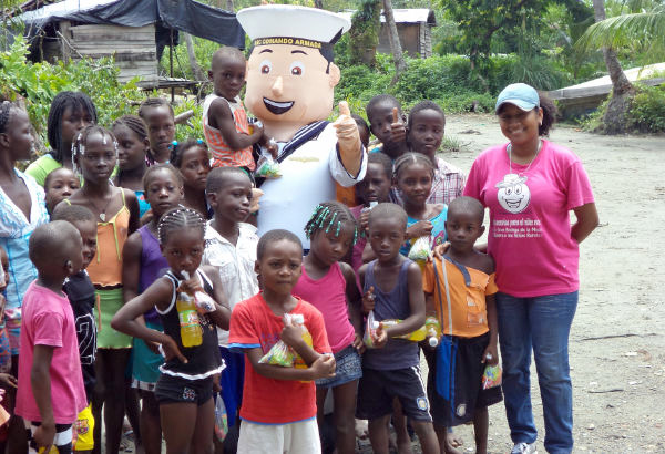 Celebración del Día de la Niñez en la zona rural de Buenaventura