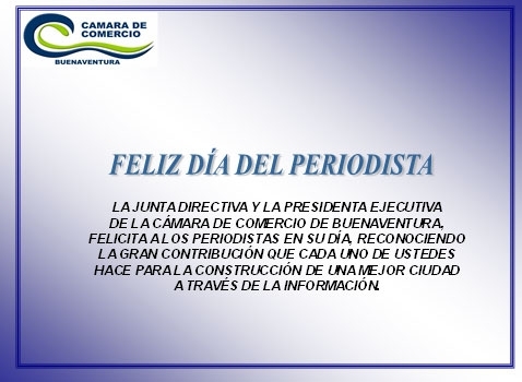 Feliz Día del Periodista
