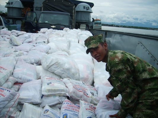 DAMNIFICADOS, POR OLA INVERNAL EN EL CHARCO NARIÑO, RECIBEN 40 TONELADAS EN AYUDA HUMANITARIA