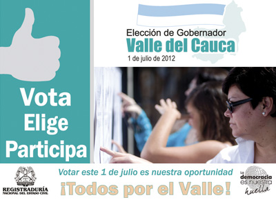 Cuatro pasos para votar este domingo 1 de julio en la elección de gobernador de Valle