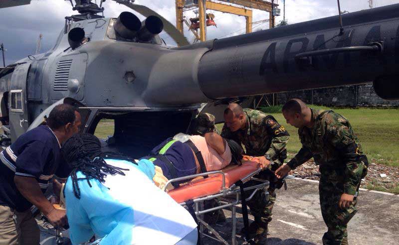 Mujer de 75 años fue evacuada en operación aeromédica en Juanchaco