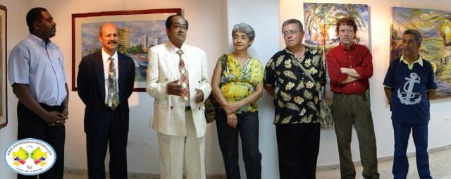 Continúa con éxito la Exposición de los Acuarelistas de San Cipriano titulada, Buenaventura Distrito Especial