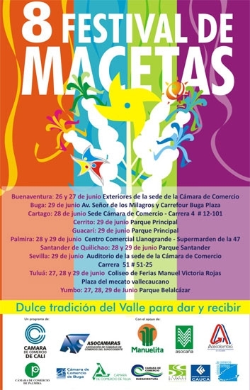 OCTAVO FESTIVAL DE MACETAS: “LA DULCE TRADICIÓN DEL VALLE PARA DAR Y RECIBIR”