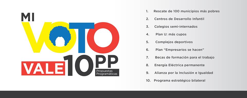 Firme y vote por la igualdad: campaña afro