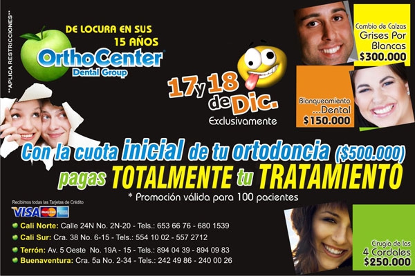 Promoción de aniversario en Orthocenter