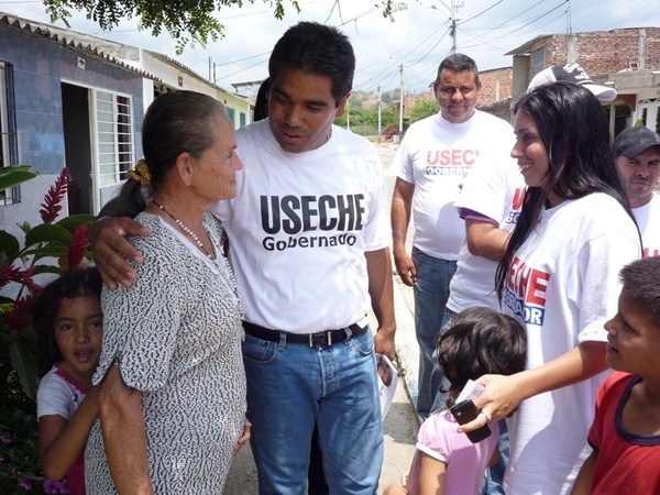Buga le abrió sus brazos a Useche