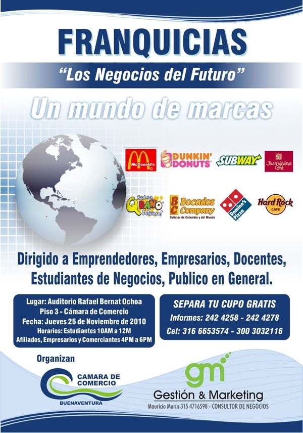 Charla gratuita sobre "Franquicias"