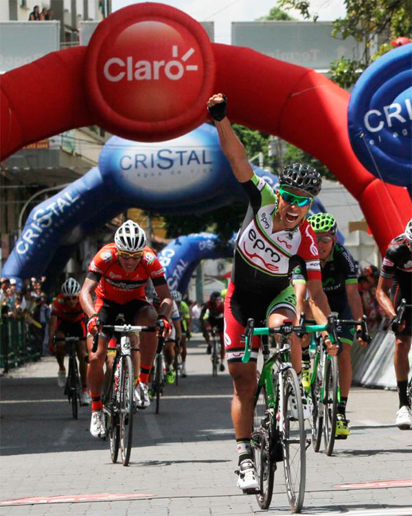 Jaime Castañeda de EPM - UNE ganó la segunda etapa del Clásico RCN en Neiva