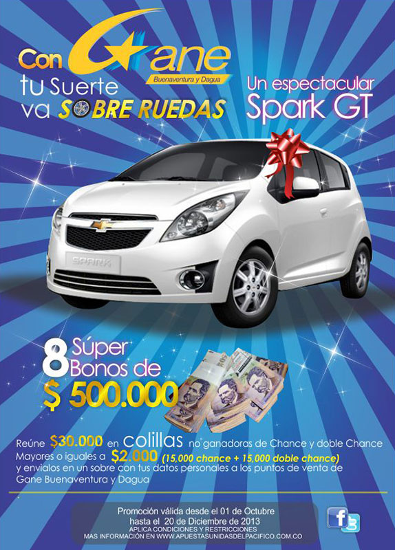 Con Gane Buenaventura y Dagua tu suerte va sobre ruedas