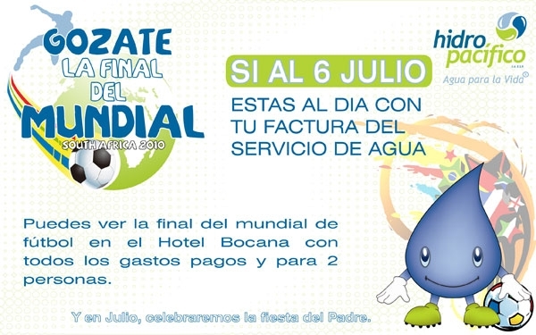 Gózate el mundial con Hidropacífico